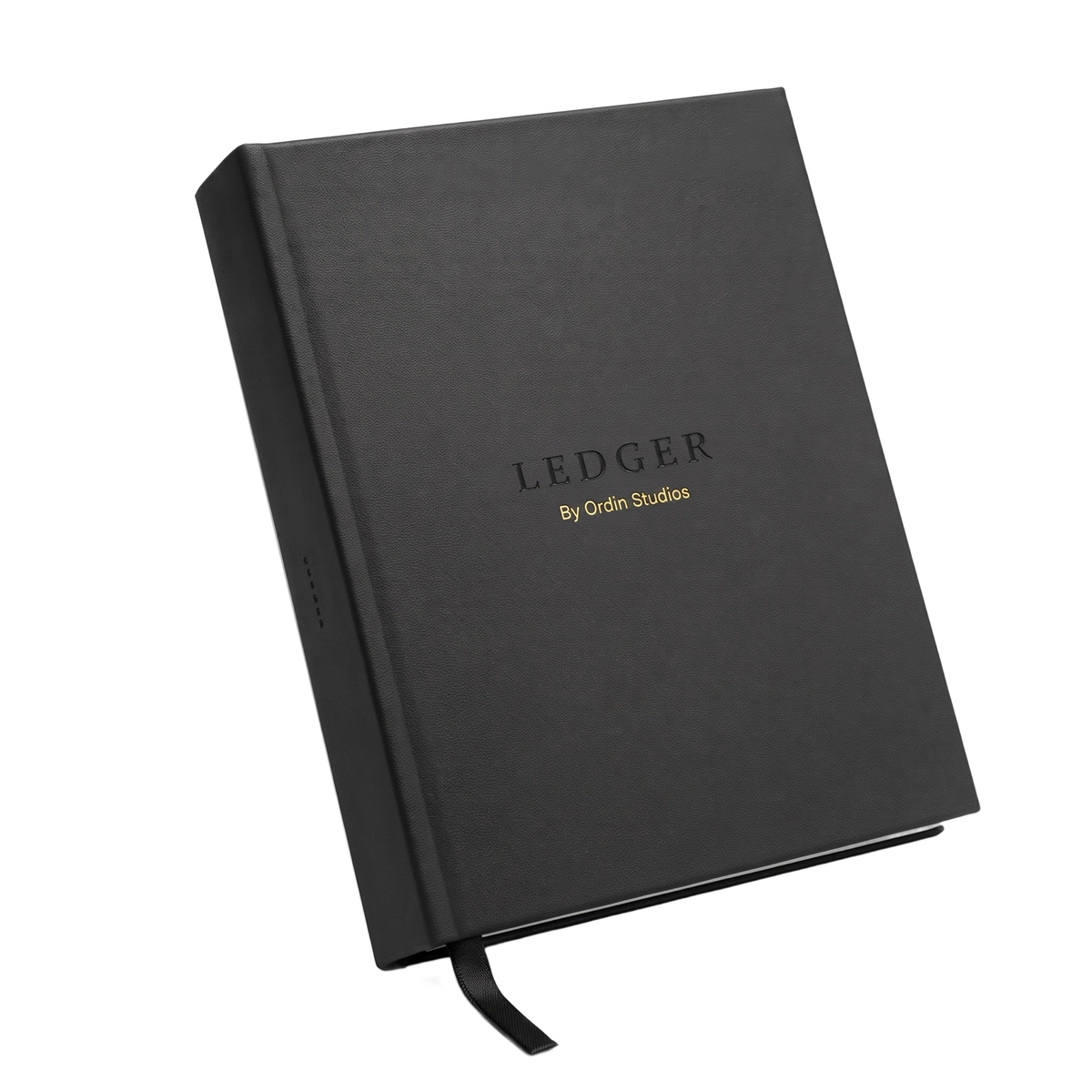 The Ledger in Black, front view