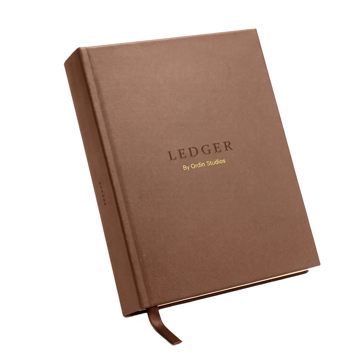 The Ledger in Brown, front view
