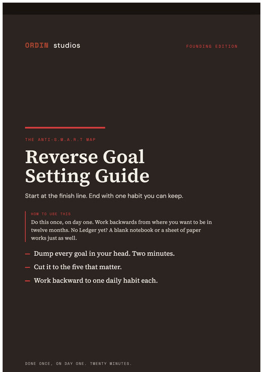 Reverse Goal Setting Guide, cover page